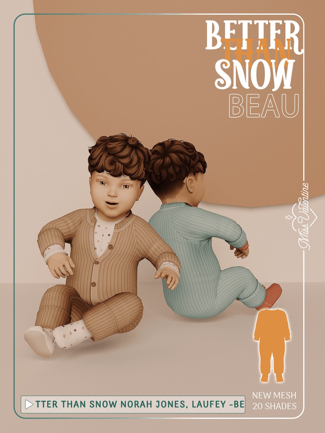 Скриншот мода Детский комбинезон Beau Onesie